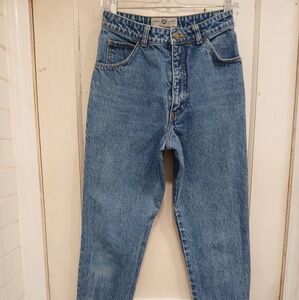 The Gap Vintage Work Force Straight Leg Medium Wash Blue Jeans Size 9/10